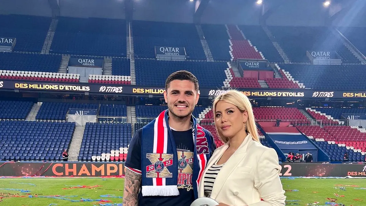 Mauro Icardi și Wanda Nara, scandal de proporții! Argentinianul a dat-o afară, iar blonda a pierdut 1.000.000 de euro | GALERIE FOTO