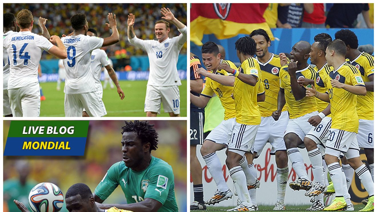 LIVE BLOG CM 2014, ziua 8 | Urmează derby-ul serii: Anglia - Uruguay. Columbia - Coasta de Fildeș 2-1. Spectacol pe Mane Garrincha: trei goluri în doar nouă minute