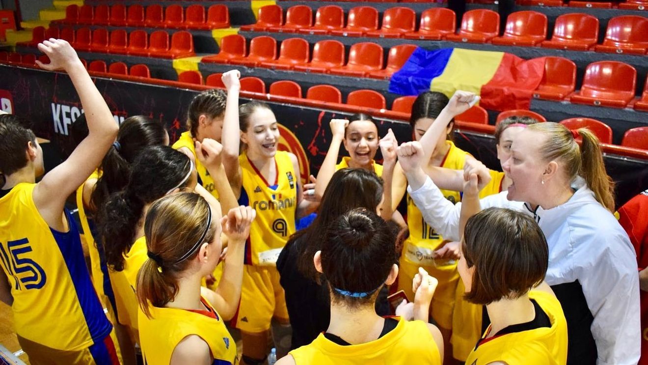 8 meciuri jucate de naționalele de baschet ale României Under 14! Care au fost rezultatele obținute în Macedonia de Nord