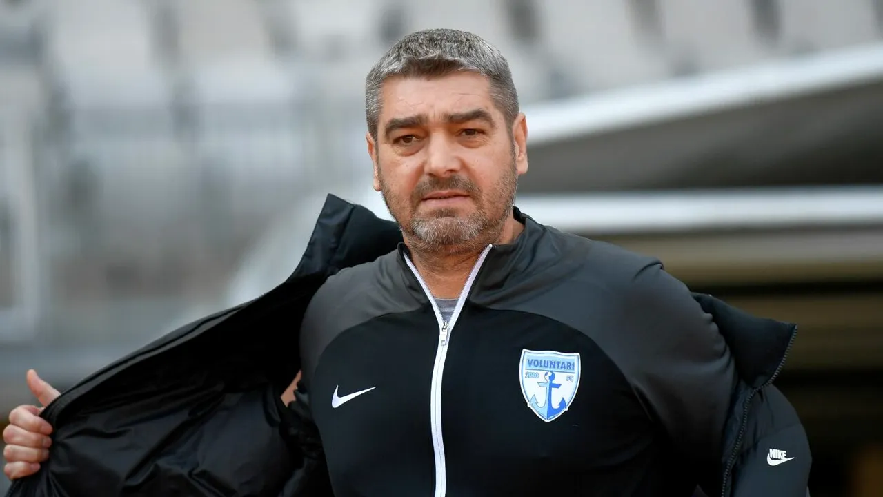 Liviu Ciobotariu răsuflă ușurat după ce FC Voluntari a întors scorul în meciul cu U Cluj: „Am trecut de la agonie la extaz!”