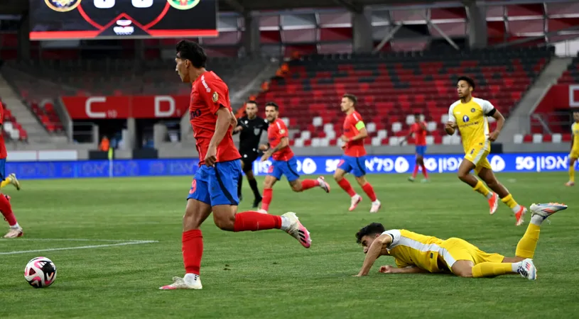 Maccabi Tel-Aviv - FCSB 0-1, în turul 2 preliminar din Liga Campionilor. Următoarea adversară a echipei lui Gigi Becali este Sparta Praga