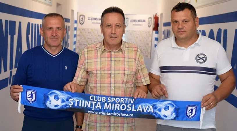 Nou președinte la Miroslava!** Ieșenii au luat un conducător de la o altă echipă retrogradată din Liga 2
