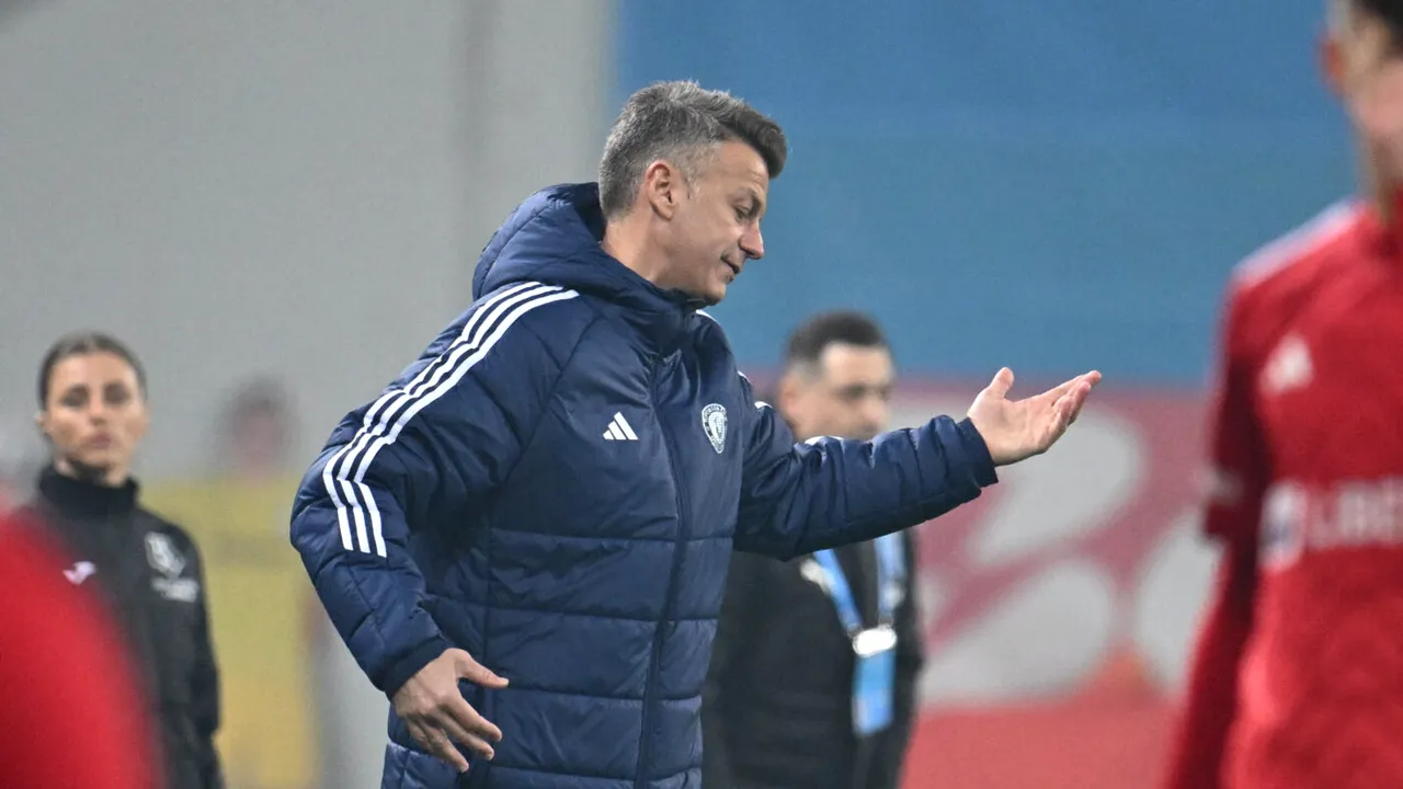 Ovidiu Burcă a refuzat să divulge ce le-a spus fotbaliștilor de la Oțelul, în vestiar, după înfrângerea cu Poli Iași: „Mă feresc”