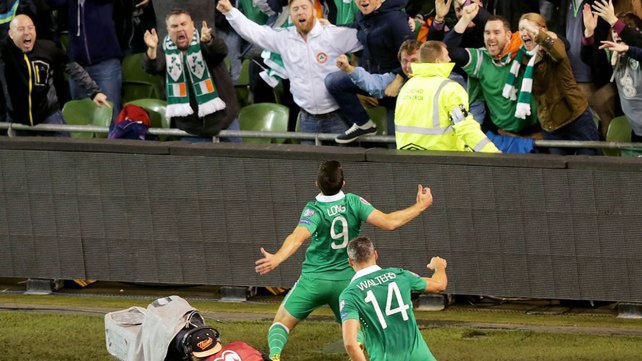 Reacție fabuloasă a lui Long, după ce a marcat golul victoriei Irlandei în fața Germaniei | VIDEO GENIAL