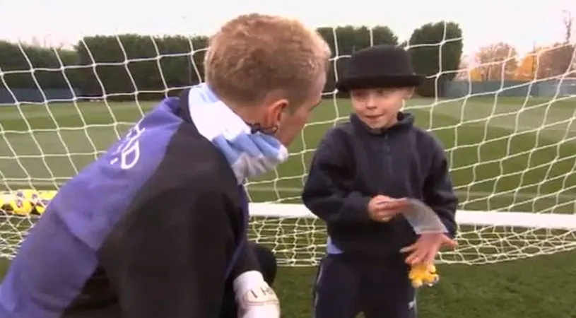 VIDEO: Joe Hart&Co au oferit cel mai frumos moment al săptămânii.** Cum să faci fericit un copil de 6 ani bolnav de cancer! Imagini care te lasă fără glas