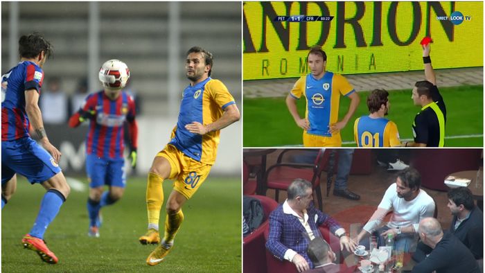 Teixeira suferă de sindromul Steaua. Simptome: se vede cu George Becali în mall, ia galbene sau e eliminat stupid și, apoi, stă în meciurile din Liga 1 cu campioana. "Dacă eram manager, îi reziliam contractul"