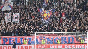 Moment unic în istoria Superligii: tot stadionul a devenit un cor. Scandarea manifest la care au aderat și dinamoviștii și suporterii lui FCSB în derby