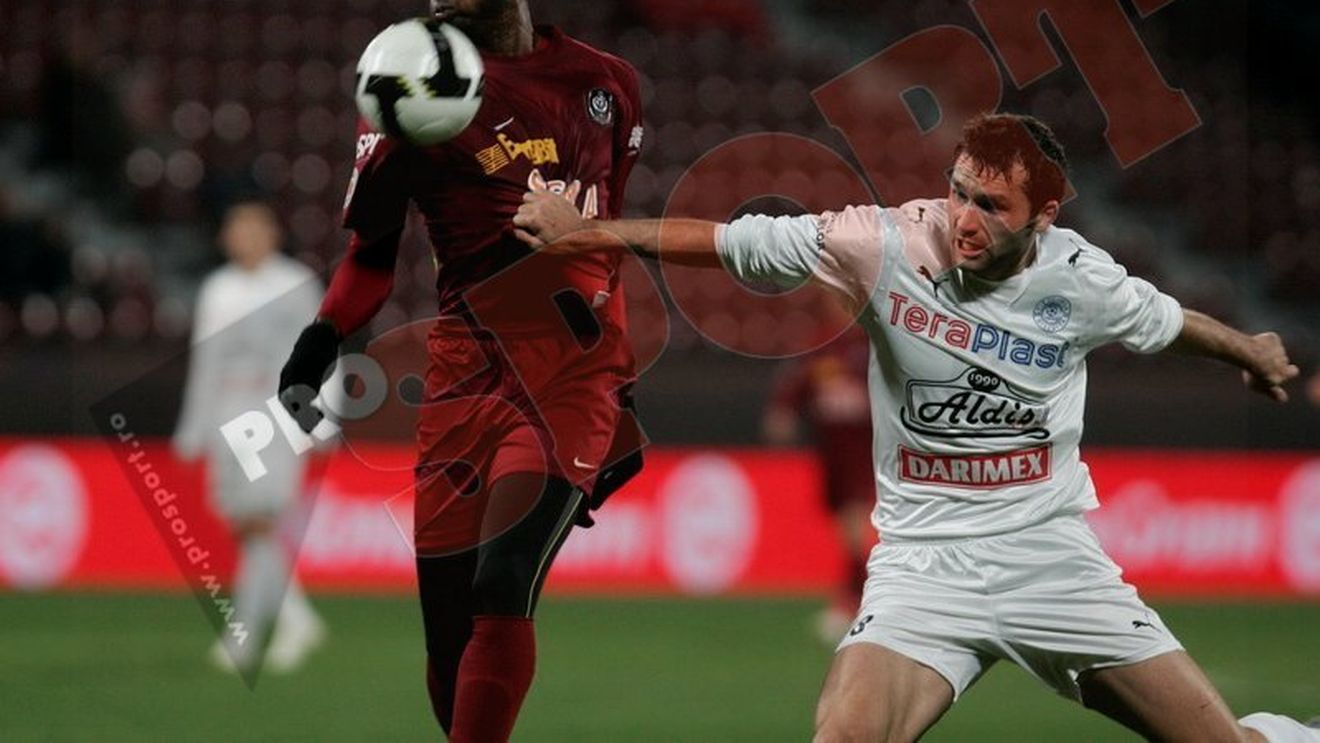 Lumină vișinie **CFR Cluj - Bistrița 1-0
