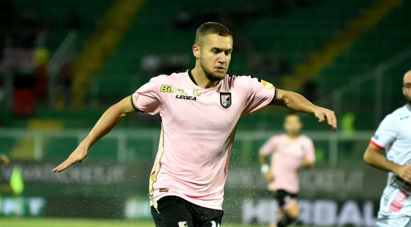 Retrogradarea lui Palermo în Serie C îi dă planurile peste cap lui George Pușcaș. Unde poate ajunge atacantul român în vară