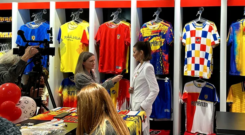 Soția lui Nicolae Badea și-a deschis un magazin care comercializează produse pentru fanii lui Dinamo și ai echipei naționale! Acționarul „câinilor” a lipsit de la inaugurare