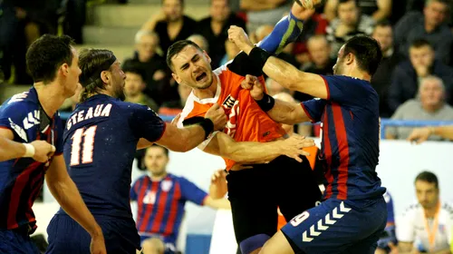 Steaua este în semifinale la handbal! CSM București duce „sfertul” cu Poli la un meci decisiv, după un joc încheiat cu scandal la Timișoara