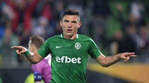 Claudiu Keșeru, final excepțional de an în Bulgaria! Atacantul român a marcat din nou pentru Ludogorets | VIDEO