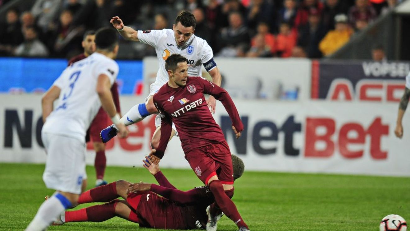 CFR Cluj - Craiova 2-0. Oltenii, "răpuși" de golurile lui Lacina Traore și Billel Omrani. Meci de coșmar pentru trupa lui Victor Pițurcă