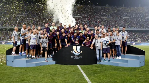 Barcelona a câștigat supercupa Spaniei! VIDEO | Dembele a decis partida cu un eurogol