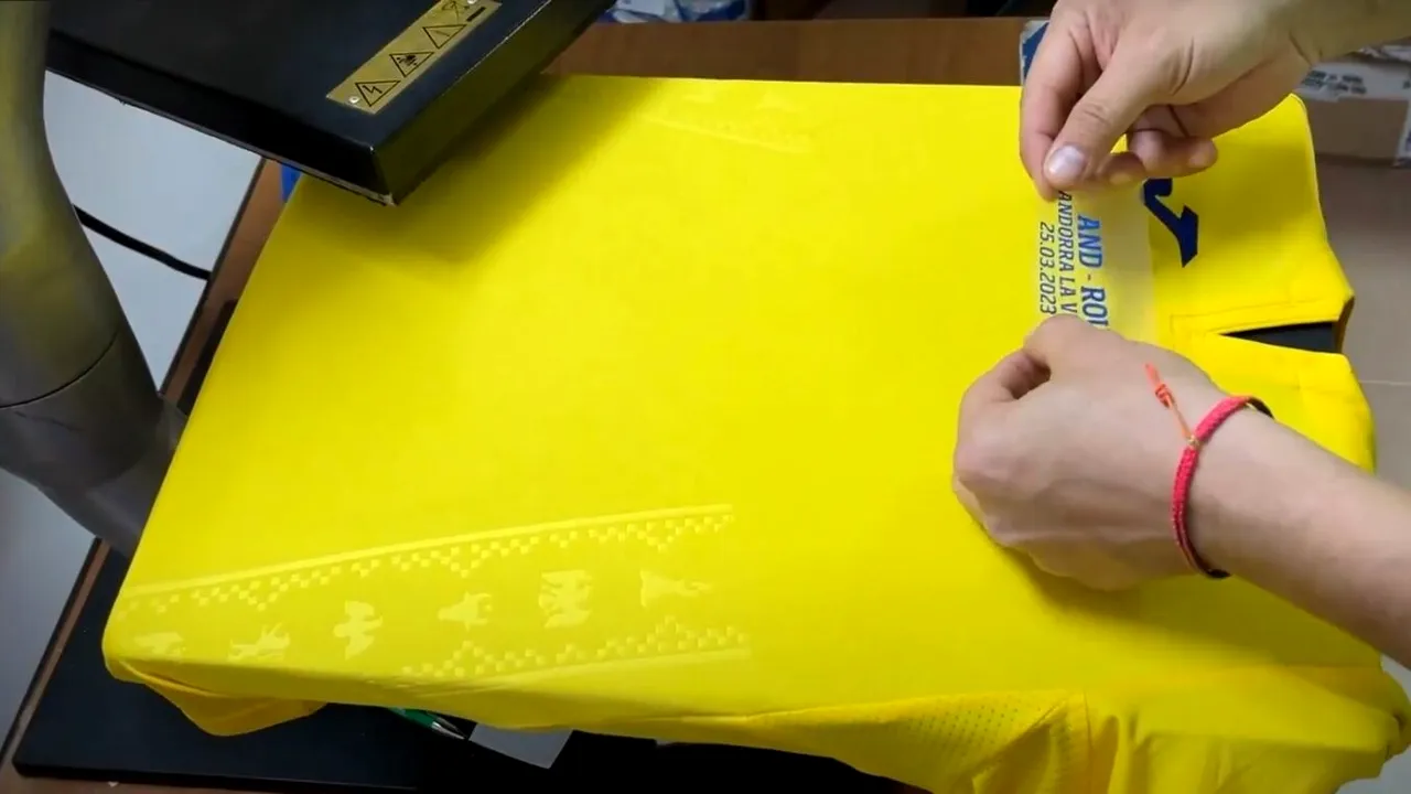 Schimbare surprinzătoare la echipamentele de joc ale naționalei României! Numerele de pe spate vor fi inscripționate cu un font nou: „Un simbol al iubirii infinite”