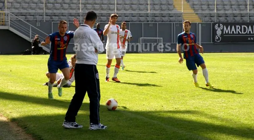 ASA, doar egal cu o echipă din liga secundă kazahă!** Mureșenii au ratat două penalty-uri