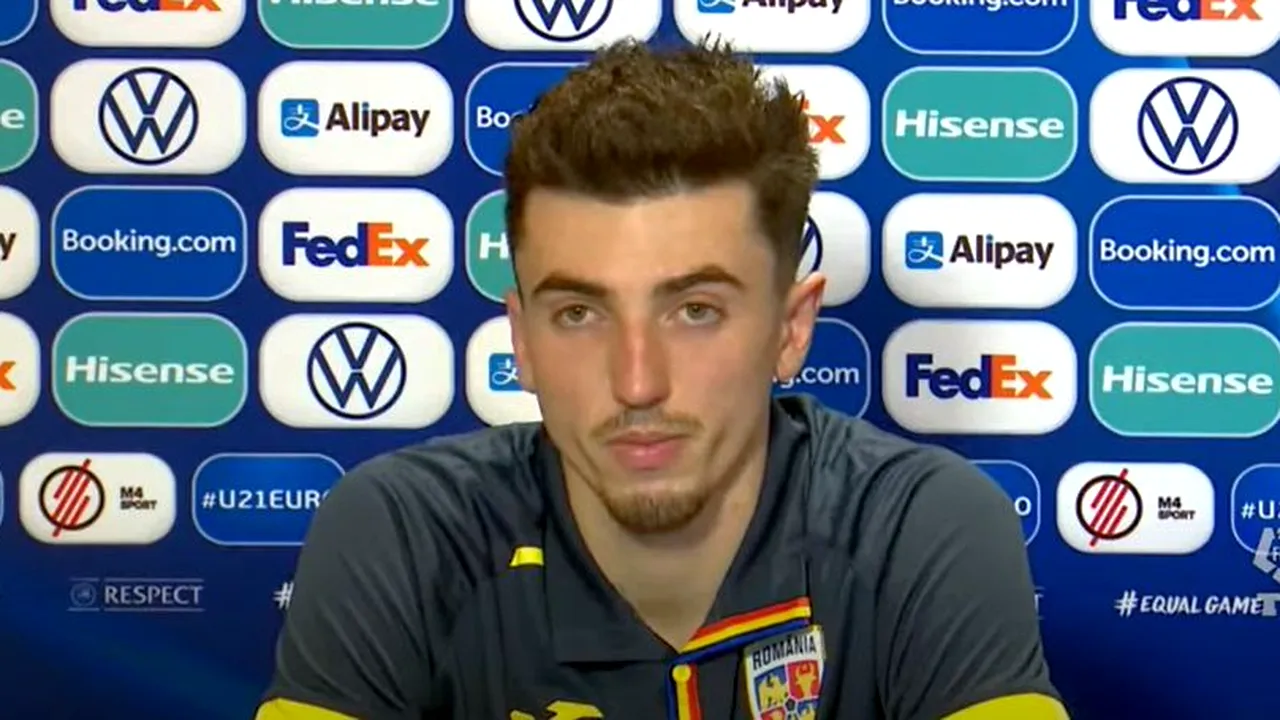 Andrei Vlad a fost cu ochii pe Florin Niță și speră să îl „copieze” în meciul cu Germania U21: „Am învățat câteva lucruri de la el!” | VIDEO
