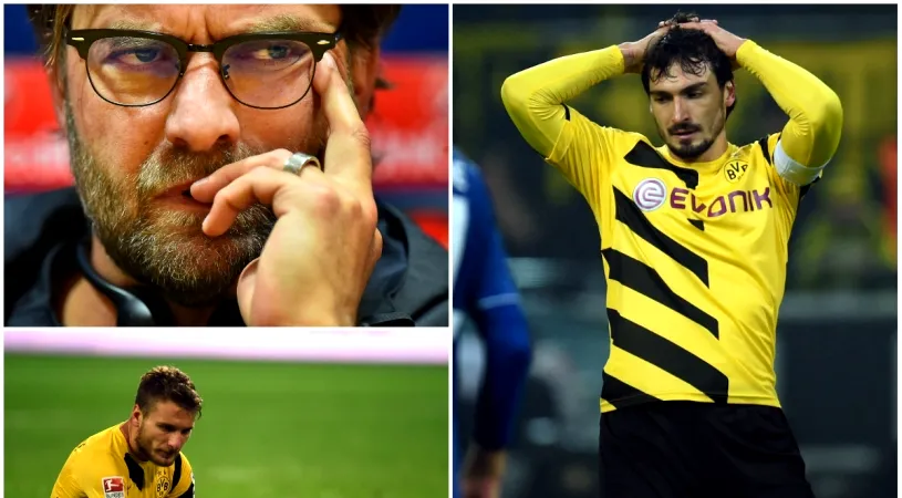 Dezastrul de la Dortmund. Echipa lui Klopp poate încheia turul campionatului pe ultimul loc
