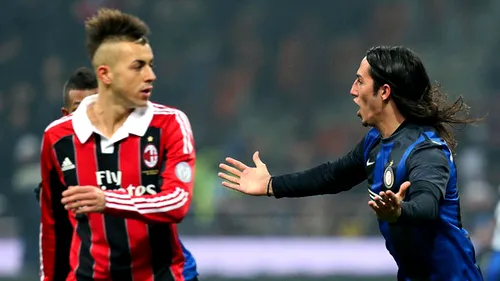 Pace la Milano! Inter - AC Milan 1-1!** El Shaarawy a deschis scorul, Schelotto a egalat! Cristi Chivu a jucat un sfert de oră