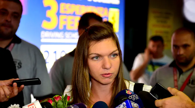 Simona Halep a revenit în România: 