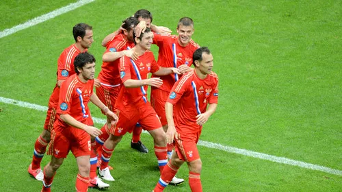 Dick Advocaat este încântat de jocul prestat de jucătorii săi:** „Rusia este cea mai bună echipă a turneului final pentru ce a arătat în teren”