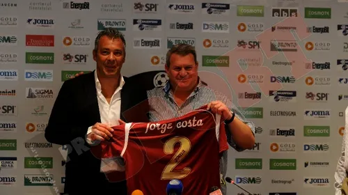 FOTO** Jorge Costa a fost prezentat oficial la CFR: „Obiectivul e TITLUL!” Promisiunea pentru fanii din Gruia