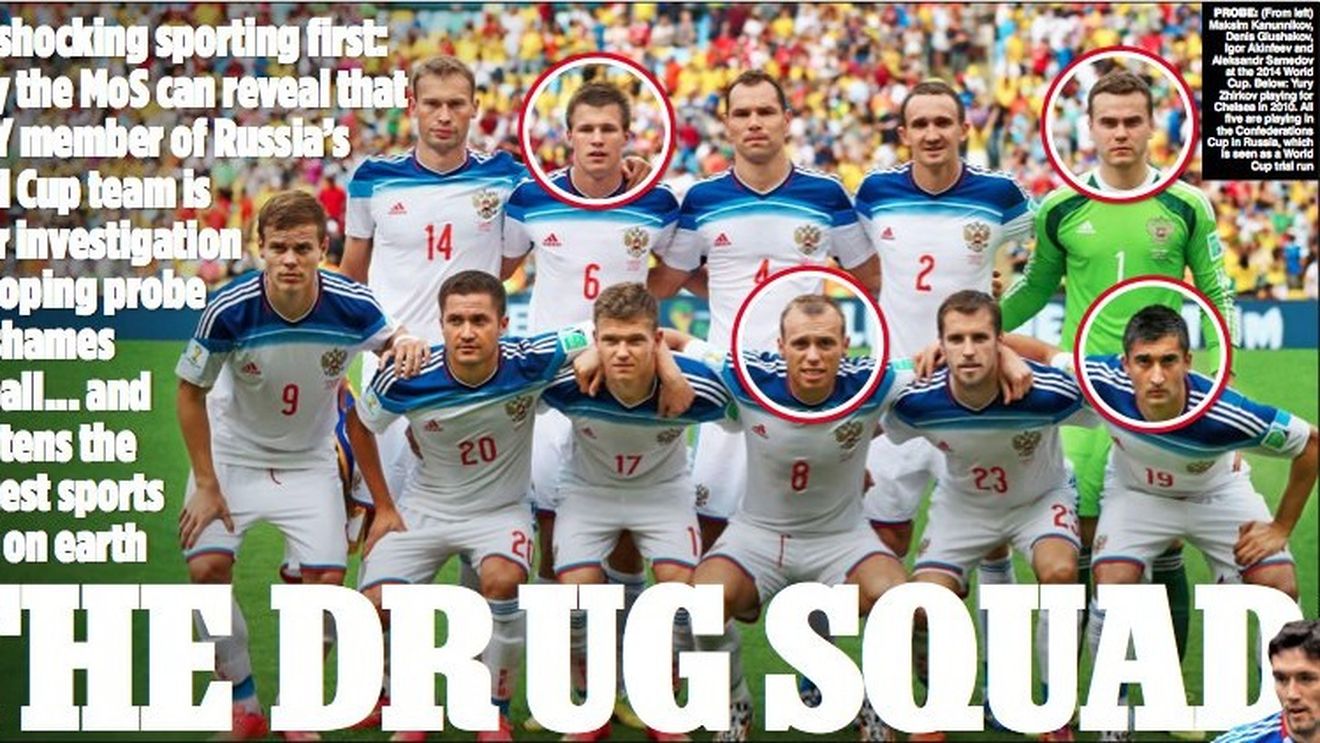 Scandalul care aruncă o pată imensă asupra fotbalului! Întreg lotul Rusiei de la CM 2014, anchetat pentru dopaj! "FIFA a negat prea mult timp că nu are o problemă!"