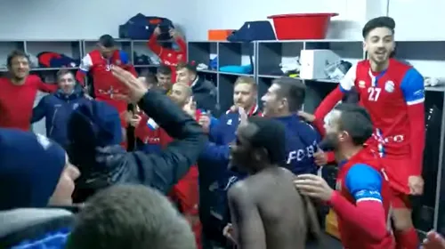 FC Botoșani, show în vestiar, după ce a învins campioana CFR Cluj! Cum au sărbătorit jucătorii lui Marius Croitoru | VIDEO
