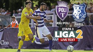 ASU Poli învinge Farul și urcă pe podium. ”Marinarii” pierd primele puncte în acest sezon. Timișorenii au ratat un penalty la ultima fază