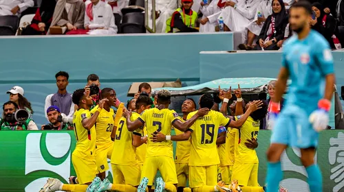 Qatar – Ecuador 0-2, în Grupa A de la Campionatul Mondial din 2022. Sudamericanii obțin primele trei puncte la turneul final