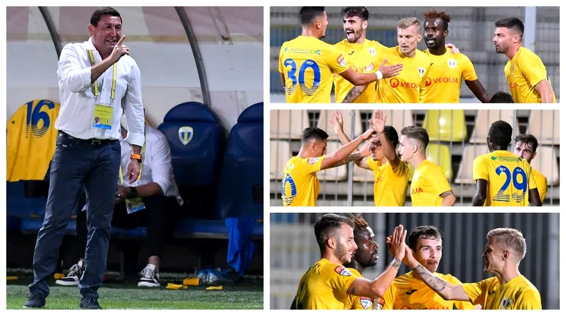 ”Lupii” urlă de fericire după ce au dat nouă goluri în ultimele două meciuri. Viorel Moldovan: ”Acesta trebuie să fie fotbalul pe care vreau să îl propunem”