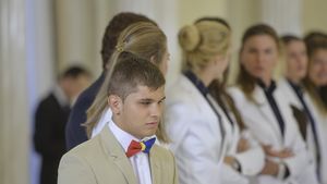 VIDEO | Reacția lui Alex Bologa, judoka nevăzător, după întâlnirea cu Iohannis: "Vă mulțumesc pentru această decorație" 