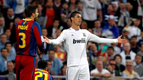 Comparație Pique-Ronaldo!** Cei doi super fotbaliști concurează pentru titlul neoficial de „campion al bădărăniei”