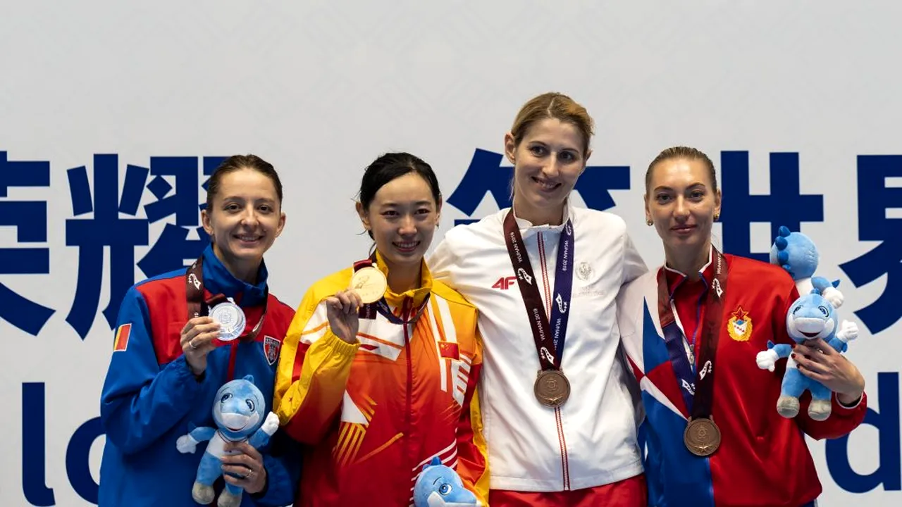 Prima medalie pentru România la Jocurile Mondiale Militare, Wuhan 2019: Ana Maria Popescu – argint la spadă individual