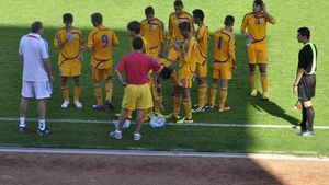 Naționala under-17 a României a remizat cu Macedonia, scor 1-1