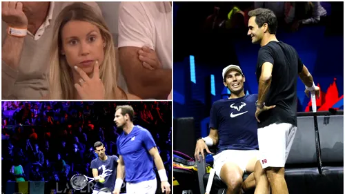 Momente inedite în culisele Laver Cup, ultimul turneu din cariera lui Roger Federer! Cum a fost surprinsă sora lui Rafael Nadal și gluma făcută de Andy Murray | FOTO EXCLUSIV