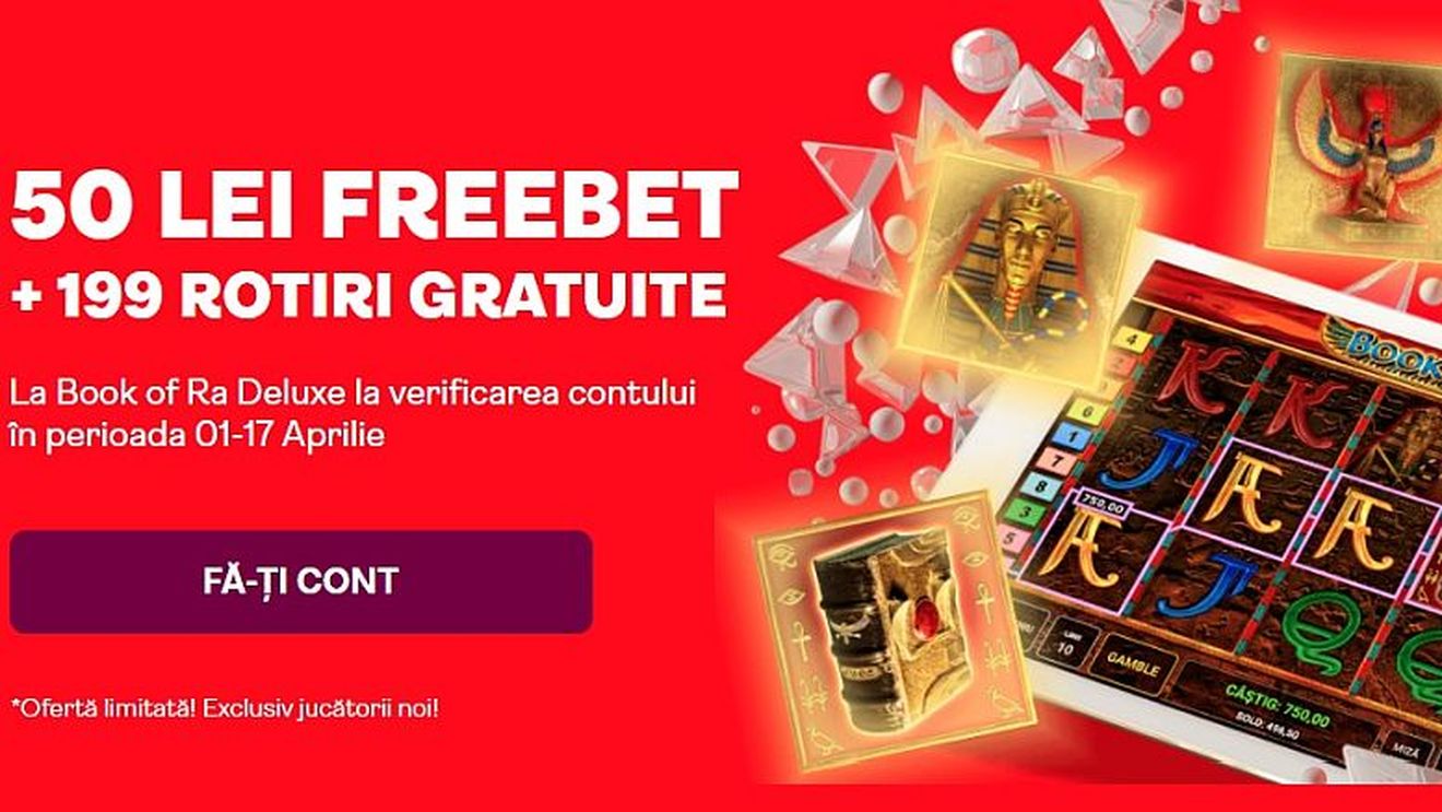 Bonus fără depunere la Superbet – 50 RON + 199 FREESPINS! Ofertă limitată! (P)