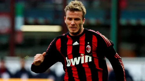 Beckham, aproape de un nou împrumut la Milan