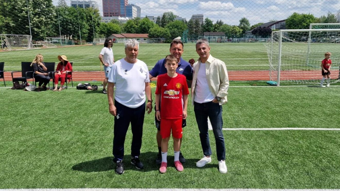 Mircea Lucescu și Răzvan Lucescu au mers împreună să vadă viitorul fotbalist al familiei