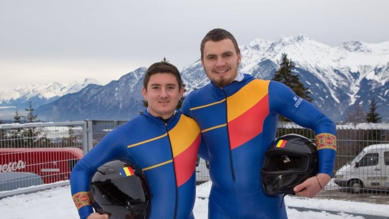 Aur mondial la bob! Mihai Țențea și Ciprian Daroczi au câștigat titlul mondial de juniori U23 la bob 2 persoane