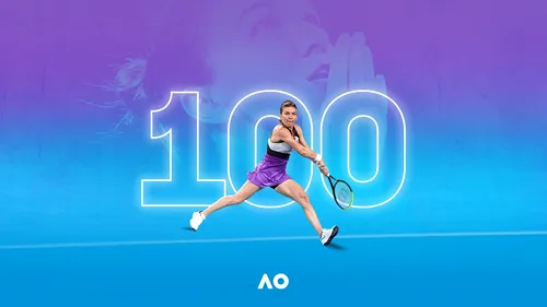 Simona Halep, îndrăgostită de recorduri! A ajuns la 100 de victorii în turneele de Grand Slam după ce a învins-o pe Iga Swiatek la Australian Open