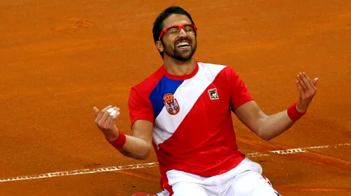 Janko Tipsarevic s-a calificat în turul doi la BRD Năstase Țiriac Trophy