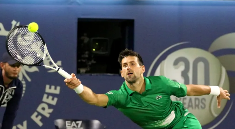 Sârbul Novak Djokovic este în mare formă la Dubai! L-a pus 