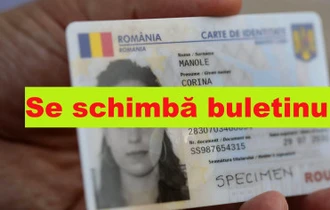 Se schimbă buletinul de identitate. Termen legal, 30 de zile