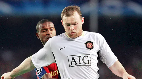 Rooney, incert pentru returul cu Barca