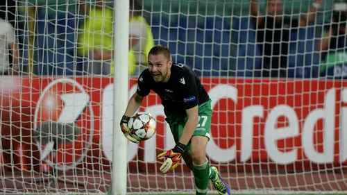 VIDEO | Cosmin Moți și-a exersat abilitățile de goalkeeper în cadrul antrenamentului de la echipa națională