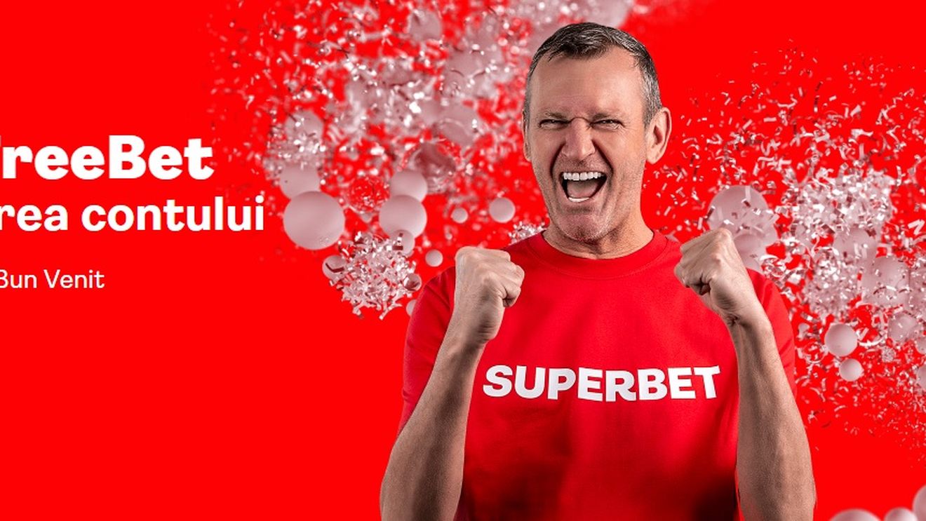 Bonus Superbet fără depunere de 50RON FREEBET cu rulaj 1x! (P)