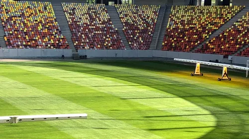Noi imagini cu gazonul hybrid de pe Arena Națională! Suprafața de joc este pregătită pentru <i class='ep-highlight'>EURO</i> <i class='ep-highlight'>2020</i> | FOTO