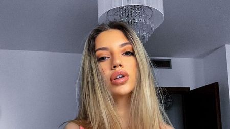 Aza, superba iubită a lui Dragoș Nedelcu, gata să compună un imn pentru FCSB: „Să fie pe sufletul patronului” | GALERIE FOTO