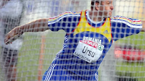 Dopaj în atletismul românesc. Campionul Sergiu Ursu, depistat pozitiv